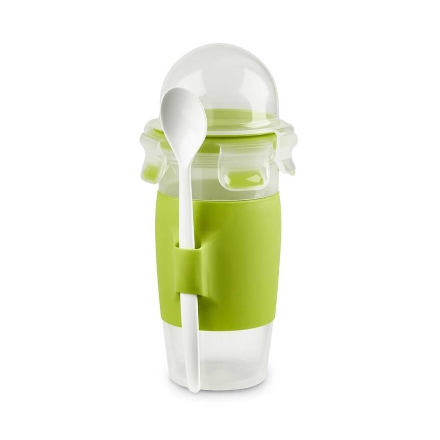 Tefal - Dóza na jogurt s lyžičkou 0,45 l MASTER SEAL TO GO zelená