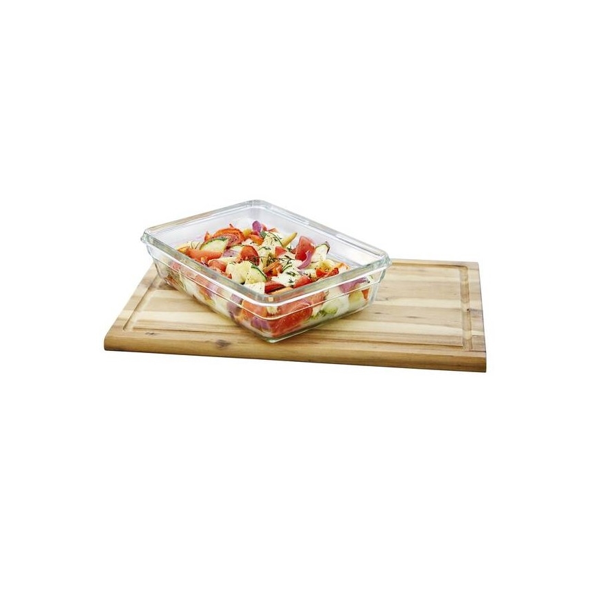 Tefal - Dóza na potraviny 2 l MSEAL GLASS červená/sklo