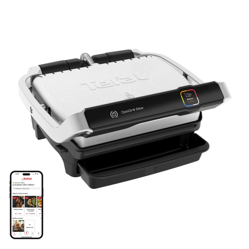 Tefal - Elektrický gril OPTIGRILL ELITE 2000W/230V