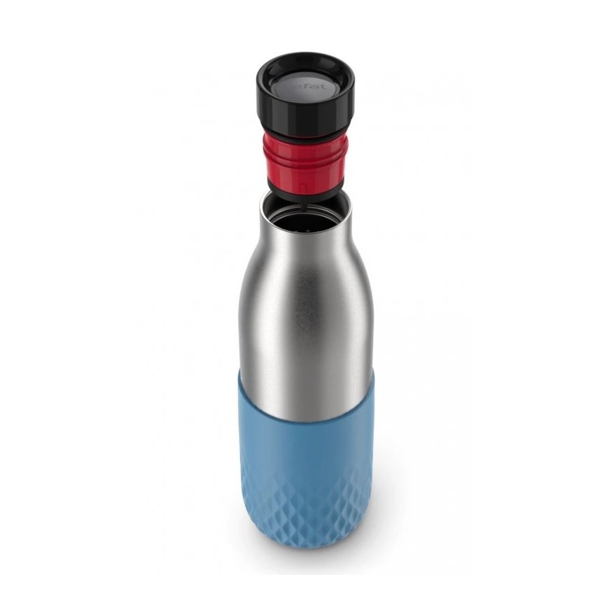 Tefal - Fľaša 500 ml BLUDROP nerez/modrá