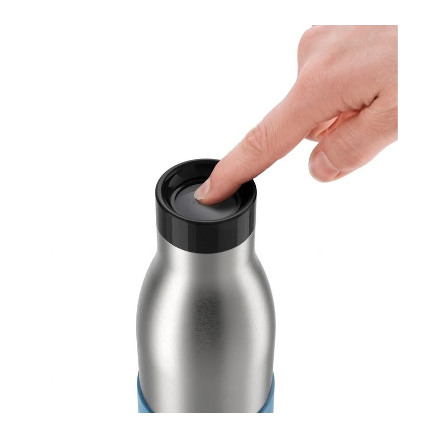 Tefal - Fľaša 500 ml BLUDROP nerez/modrá