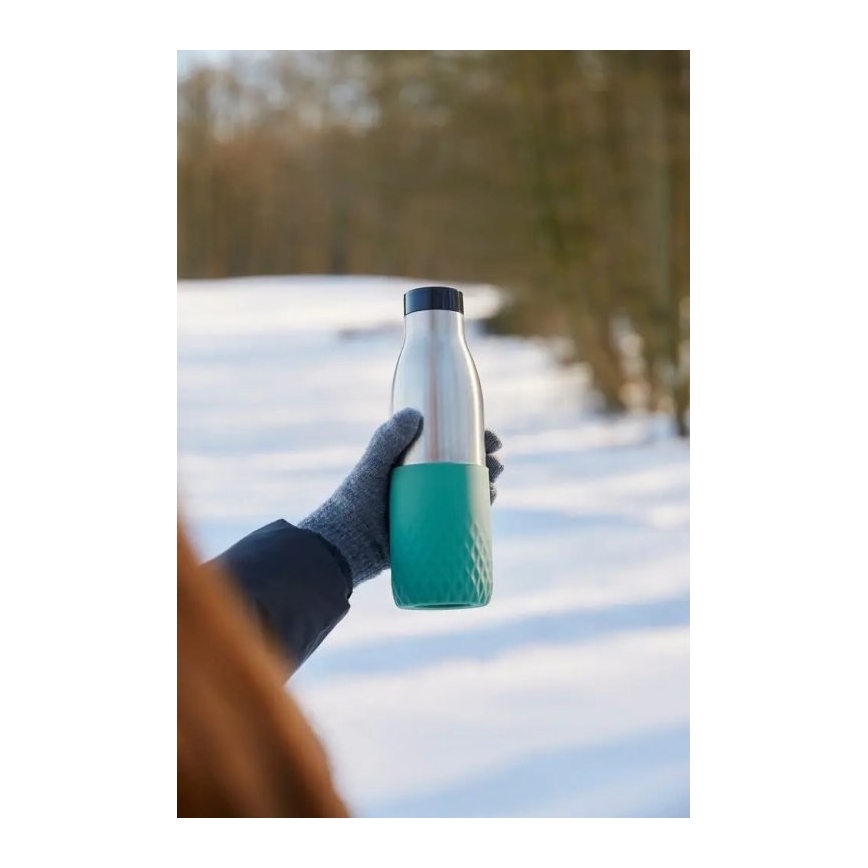 Tefal - Fľaša 500 ml BLUDROP nerez/zelená