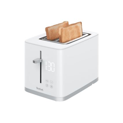 Tefal - Hriankovač s dvomi otvormi SENSE 850W/230V biela