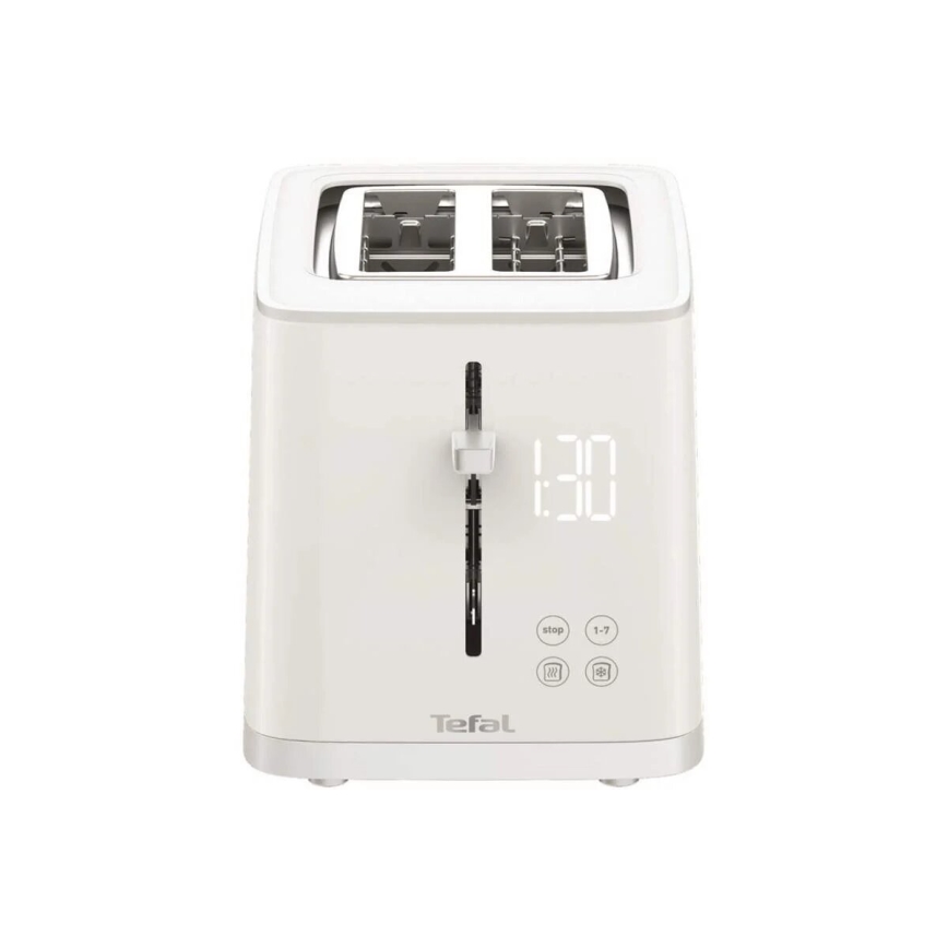Tefal - Hriankovač s dvomi otvormi SENSE 850W/230V biela