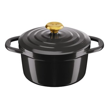 Tefal - Hrniec s pokrievkou AIR 20 cm antracit