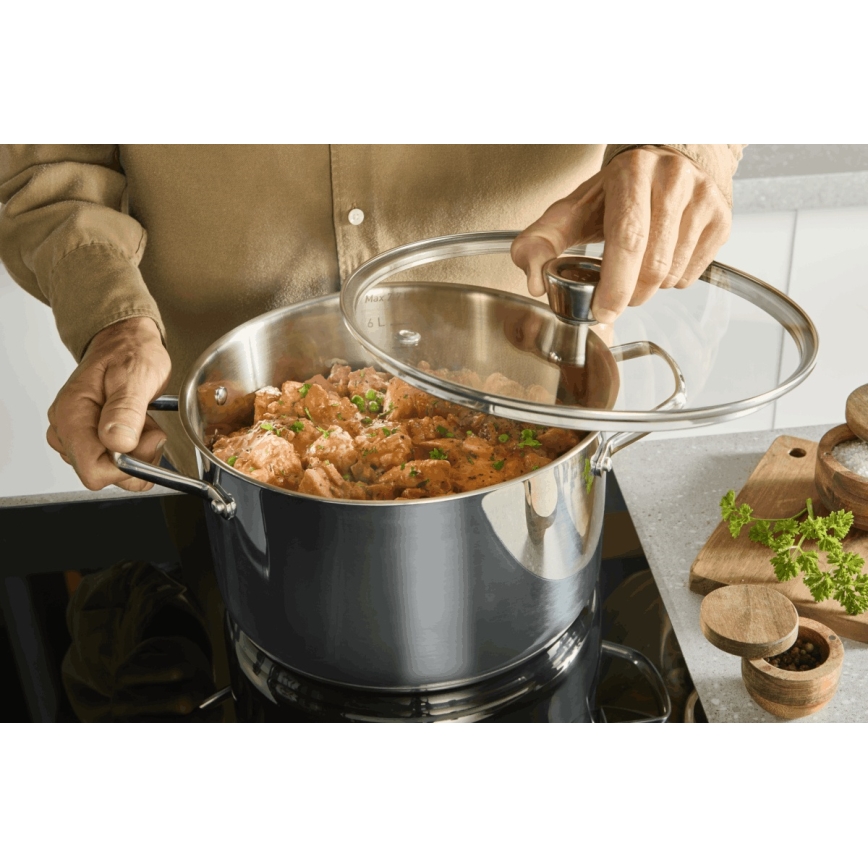Tefal - Hrniec s pokrievkou EMOTION+ XL 32 cm