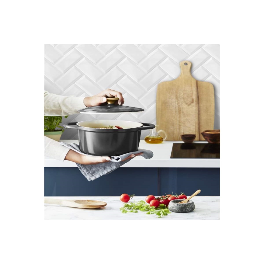 Tefal - Kastról s pokrievkou AIR 20 cm antracit