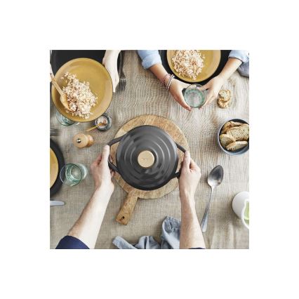 Tefal - Kastról s pokrievkou AIR 20 cm antracit