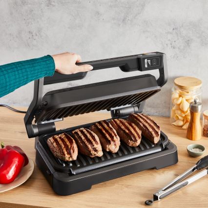 Tefal - Kontaktný gril OPTIGRILL 2200W/230V čierna