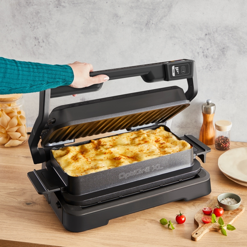 Tefal - Kontaktný gril OPTIGRILL 2200W/230V čierna