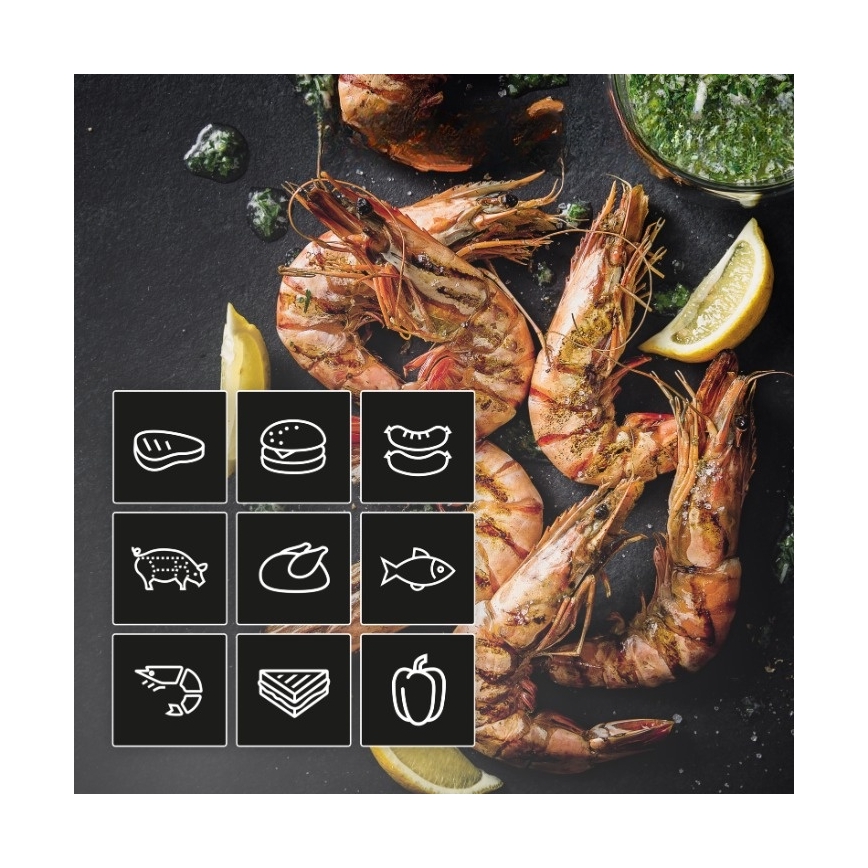 Tefal - Kontaktný gril OPTIGRILL 4v1 2100 W/230 V nerezová oceľ