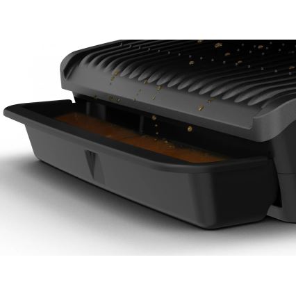 Tefal - Kontaktný gril OPTIGRILL ELITE 2000W/230V čierna