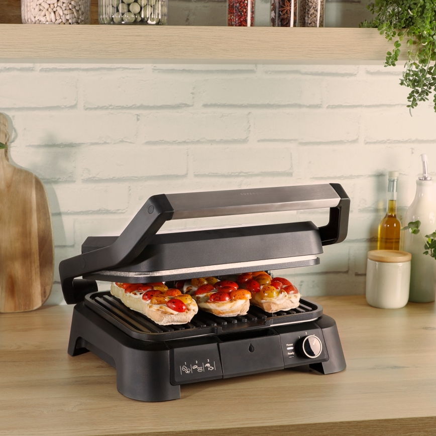 Tefal - Kontaktný gril SUPERGRILL 4v1 2000W/230V