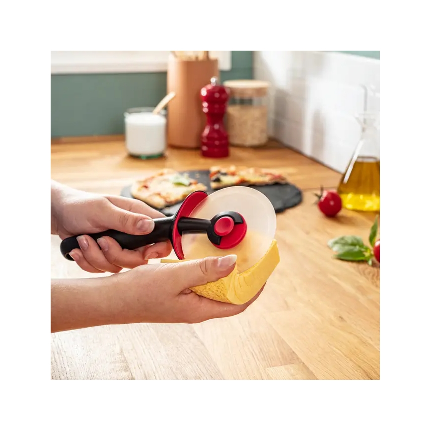 Tefal - Krájač na pizzu INGENIO nerez/čierna