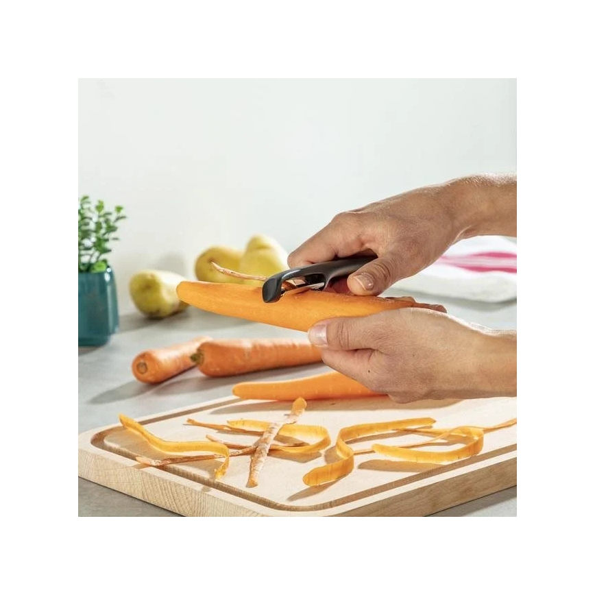 Tefal - Kuchynská škrabka COLORFOOD 17 cm čierna