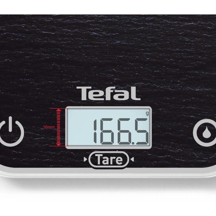 Tefal - Kuchynská váha OPTISS 2xAAA čierna