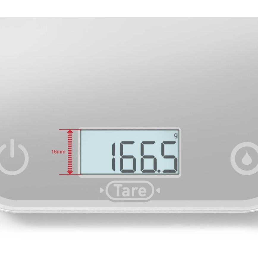 Tefal - Kuchynská váha OPTISS 2xAAA šedá