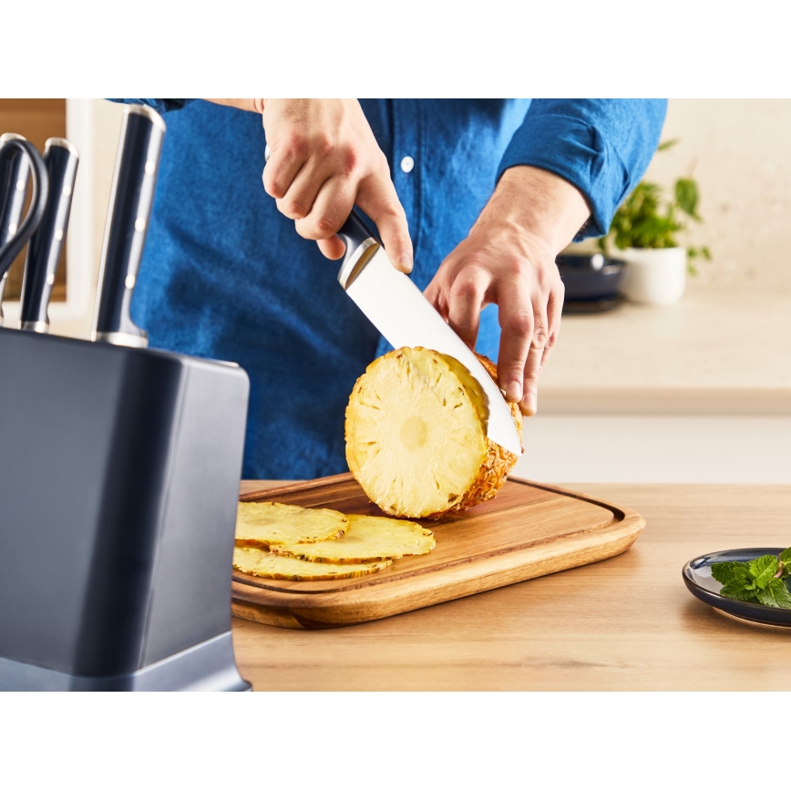 Tefal - Kuchynský nôž EVER SHARP 20 cm so stojanom