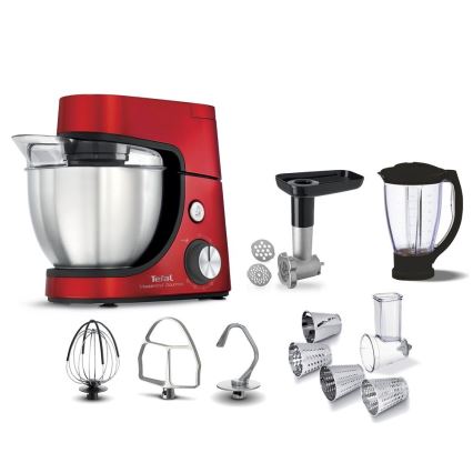 Tefal - Kuchynský robot MASTERCHEF GOURMET 1100W/230V červená