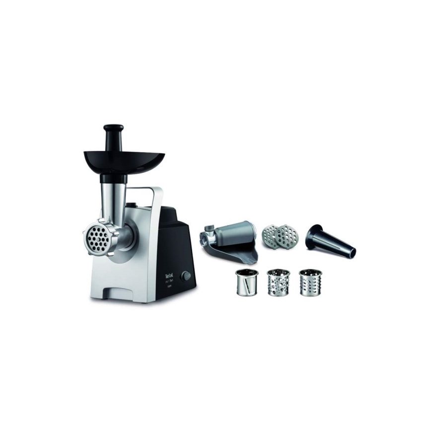 Tefal - Mlynček na mäso 7v1 1400W/230V čierna/strieborná