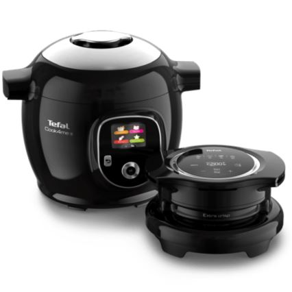 Tefal - Multifunkčný elektrický tlakový hrniec s príslušenstvom 6 l 1600 W/230 V čierny