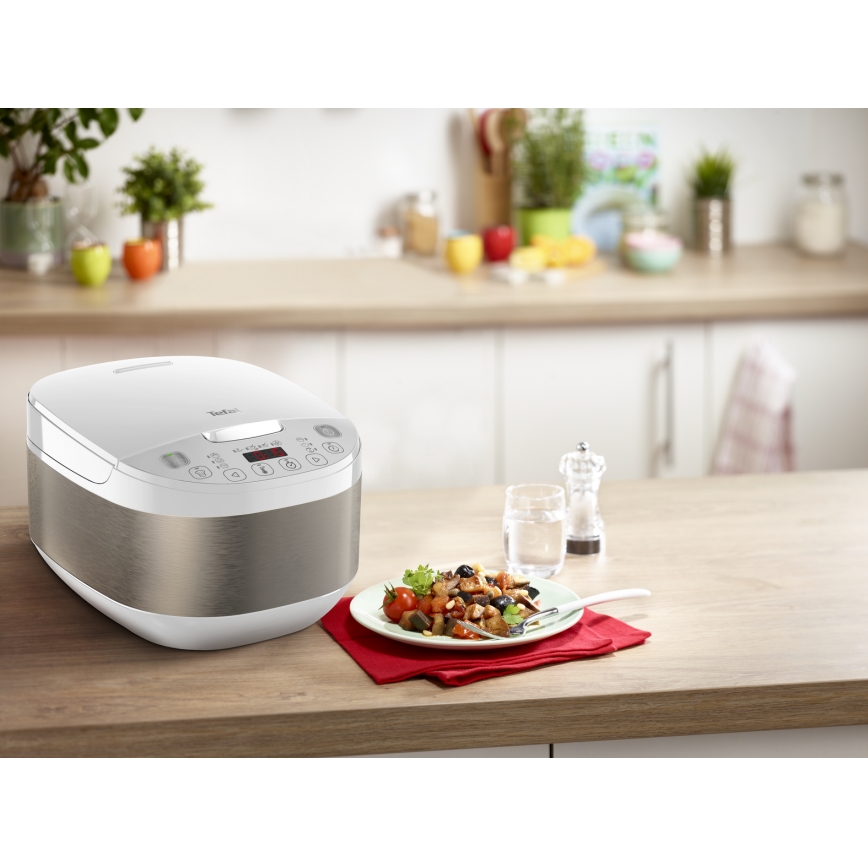 Tefal - Multifunkčný elektrický hrniec SIMPLY COOK PLUS 750W/230V