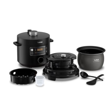 Tefal - Multifunkčný elektrický tlakový hrniec 7,6 l 1200W/230V čierna