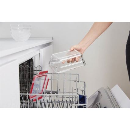 Tefal - Nádoba na potraviny 0,85 l MSEAL GLASS červená/sklo