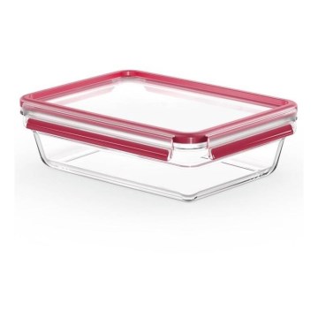 Tefal - Nádoba na potraviny 2 l MSEAL GLASS červená/sklo
