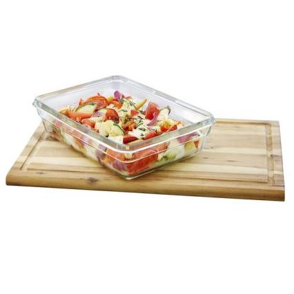 Tefal - Nádoba na potraviny 2 l MSEAL GLASS červená/sklo