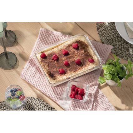 Tefal - Nádoba na potraviny 3 l MSEAL GLASS červená/sklo