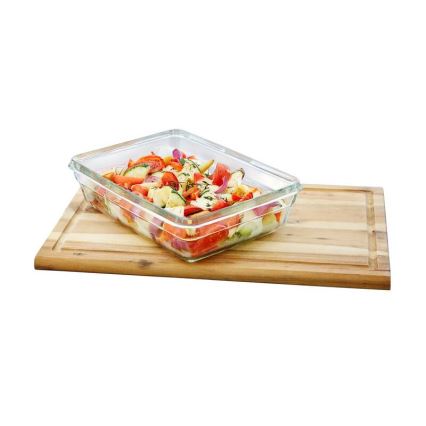 Tefal - Nádoba na potraviny 3 l MSEAL GLASS červená/sklo