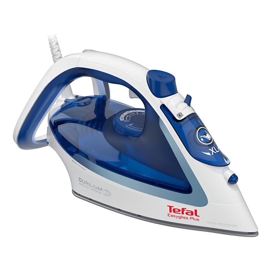 Tefal - Naparovacia žehlička STEAM IRONS EASYGLISS 2500W/230V biela/modrá