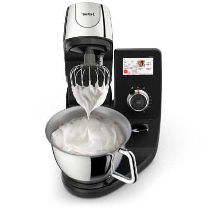 Tefal - Nerezový kuchynský robot s váhou I-COACH TOUCH 1200W/230V