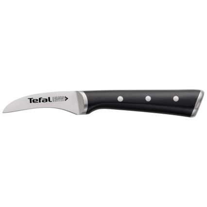 Tefal - Nerezový nôž vykrajovací ICE FORCE 7 cm lesklý chróm/čierna