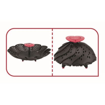Tefal - Parný košík INGENIO čierna/červená