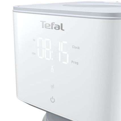 Tefal - Prekvapkávajúci kávovar s LCD displejom SENSE 1000W/230V biela