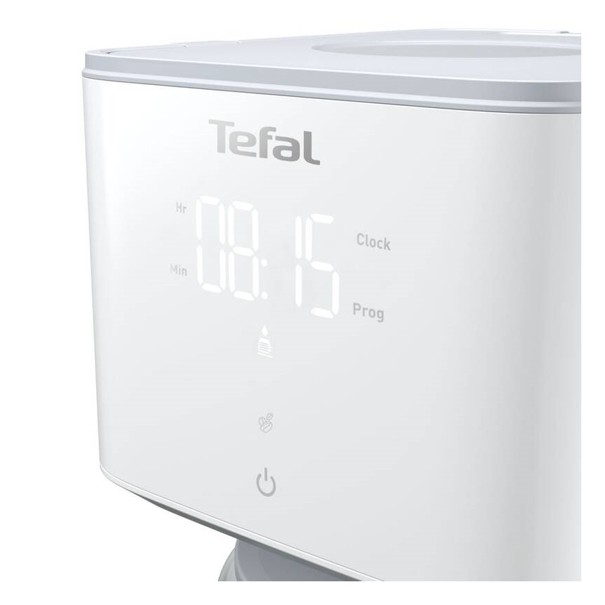 Tefal - Prekvapkávajúci kávovar s LCD displejom SENSE 1000W/230V biela