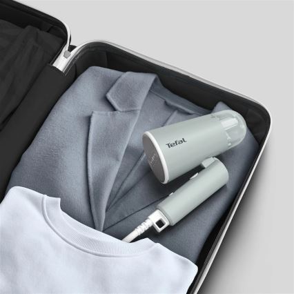 Tefal - Ručný naparovač odevov ORIGIN TRAVEL zelená