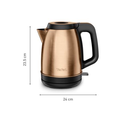 Tefal - Rýchlovarná kanvica COPPERTINTO 1,7 l 2400W/230V