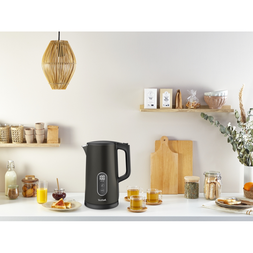 Tefal - Rýchlovarná kanvica DIGITAL 1,7 l 1800W/230V