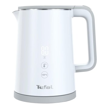 Tefal - Rýchlovarná kanvica SENSE 1 l 1800W/230V biela