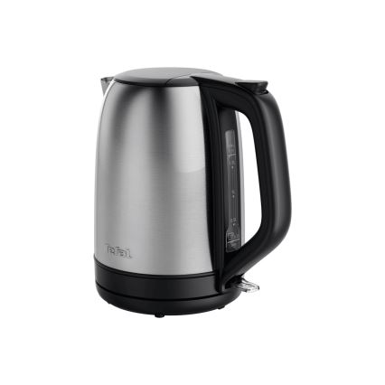 Tefal - Rýchlovarná kanvica SUBITO 1,7l 2400W/230V nerez/čierna
