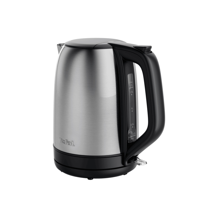 Tefal - Rýchlovarná kanvica SUBITO 1,7l 2400W/230V nerez/čierna