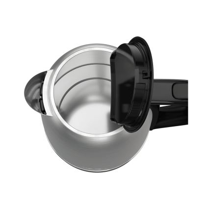 Tefal - Rýchlovarná kanvica SUBITO 1,7l 2400W/230V nerez/čierna