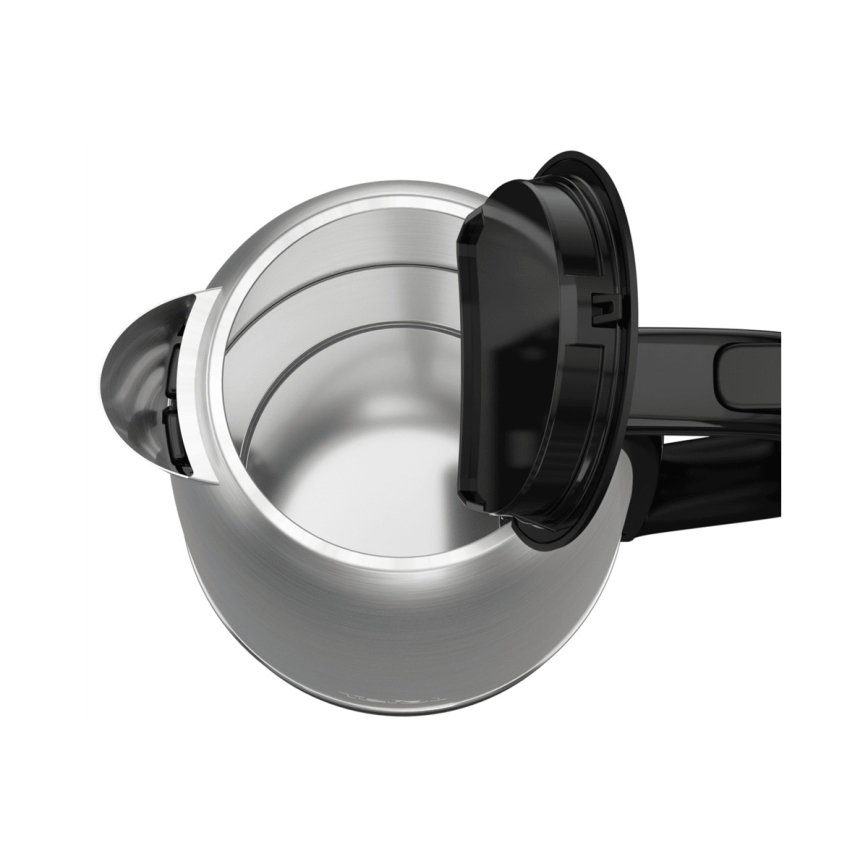 Tefal - Rýchlovarná kanvica SUBITO 1,7l 2400W/230V nerez/čierna