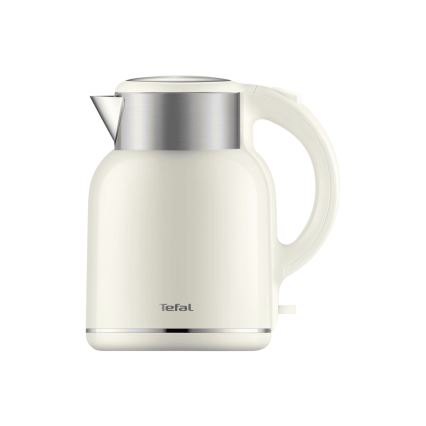 Tefal - Rýchlovarná kanvica THERMO PROTECT XL 1,9l 1650W/230V nerez/biela