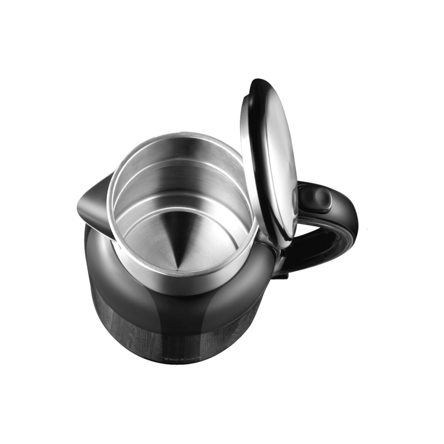Tefal - Rýchlovarná kanvica THERMO PROTECT XL 1,9l 1650W/230V nerez/čierna