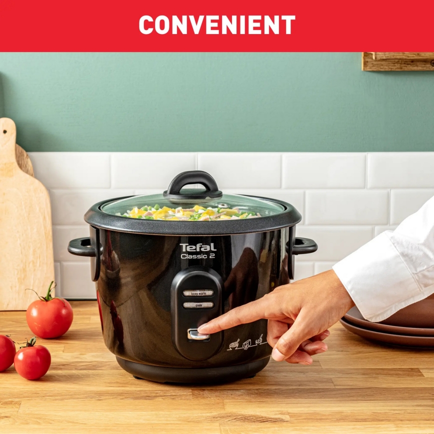 Tefal - Ryžovar CLASSIC 500W/230V 3 l čierna