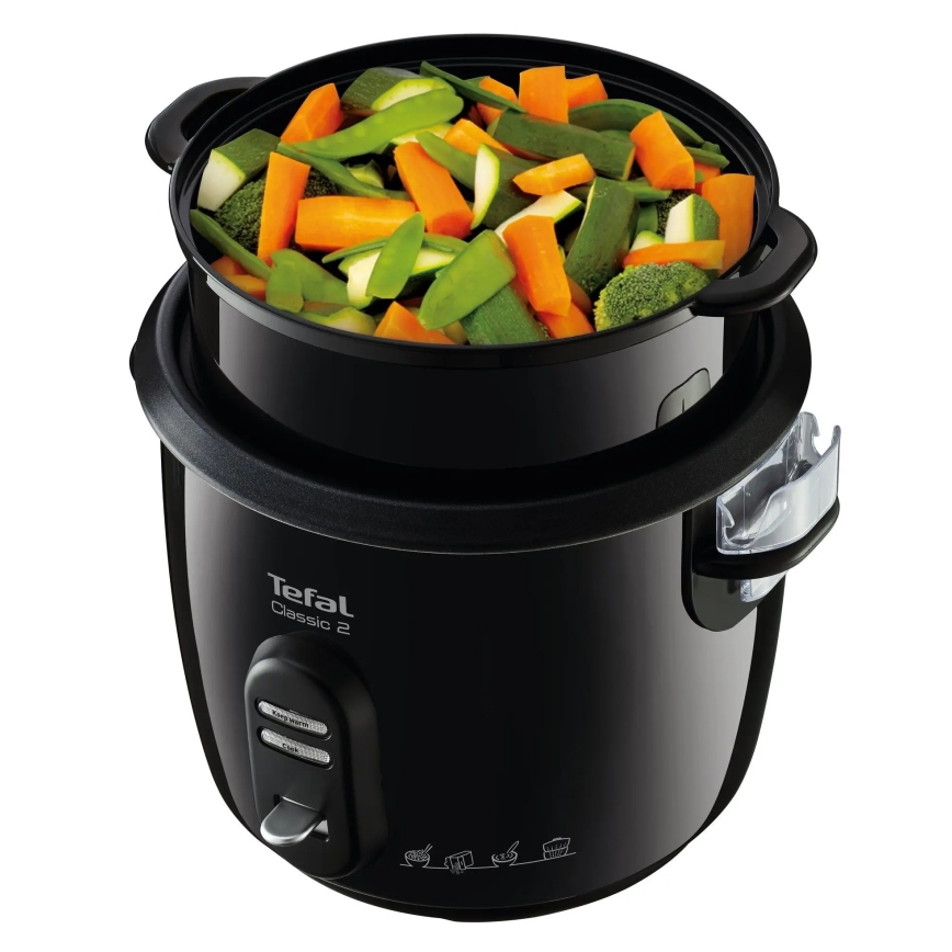 Tefal - Rýžovar CLASSIC 600W/230V 5 l čierna